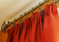 hanging curtain rods