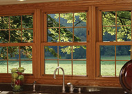 Double-Hung Window Above Kitchen Sink