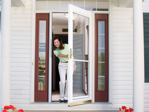 Learn how to install a storm door. 