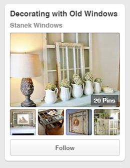Get ideas on how to decorate with old windows. 