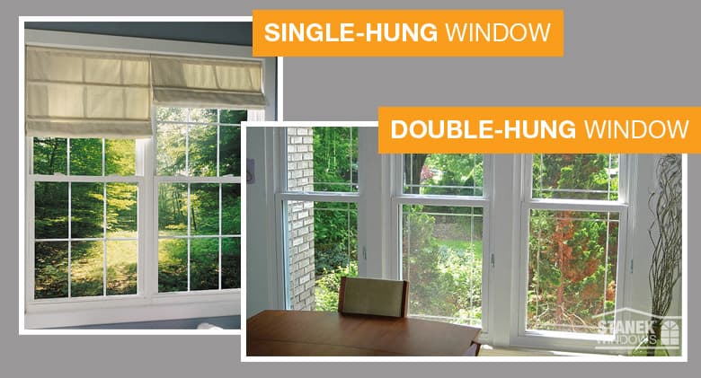 Single-Hung vs Double-Hung Window Photos
