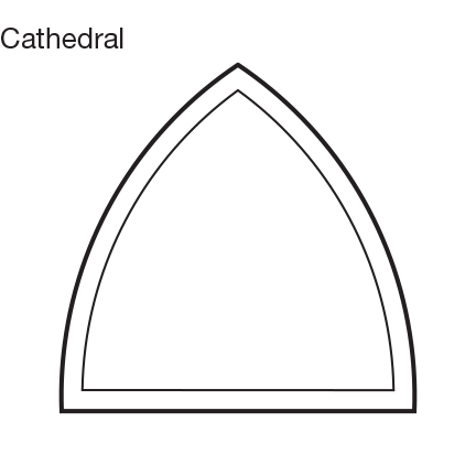 Custom Shape Cathedral Window