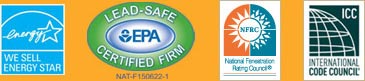 BBB, EnergyStar, Lead-Safe, NFRC, ICC