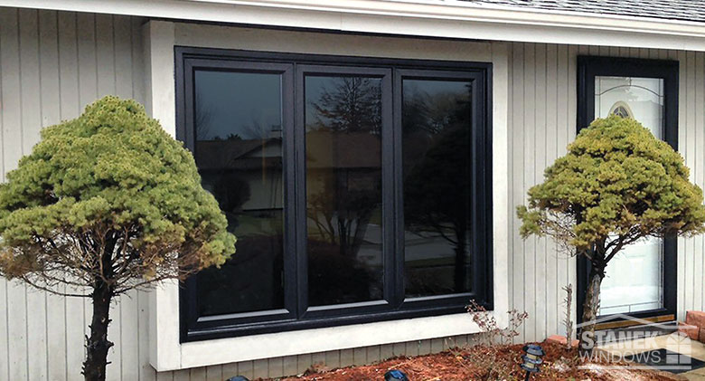 Stanek Black Window Frames