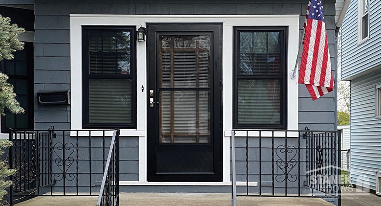 Door and Windows Entrance with Stanek Frames