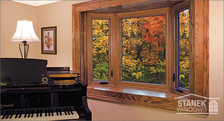 Stanek Windows by window in a residential room with a piano class