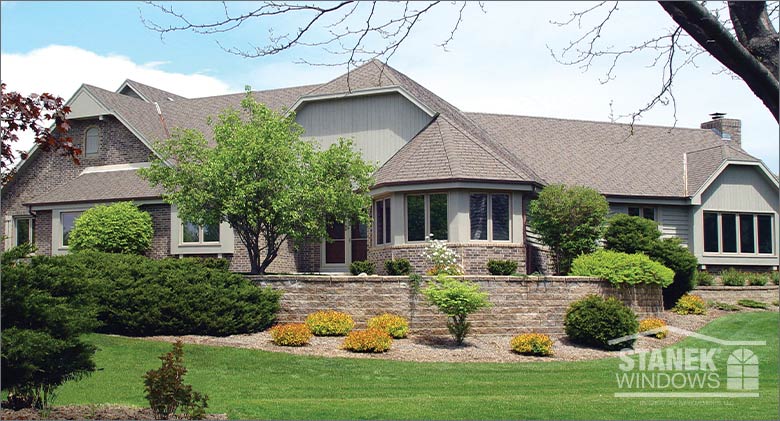 Stanek Windows on a large residential home