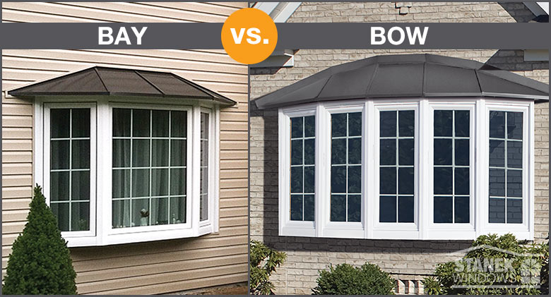 Bay vs. Bow Window Graphic