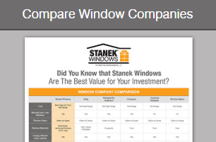 Window Companies Comparison Chart