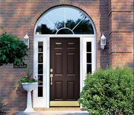 How to clean fiberglass and steel doors.