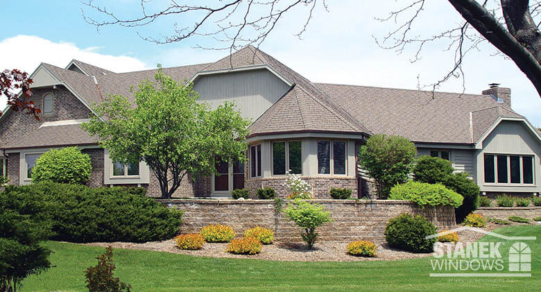 Exterior View of Casement Windows