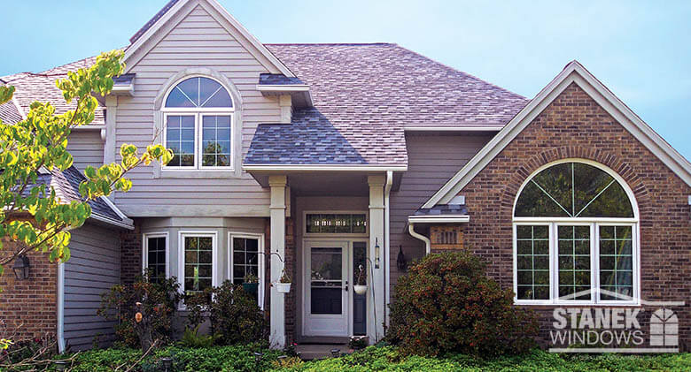 Home with Custom Shape Windows