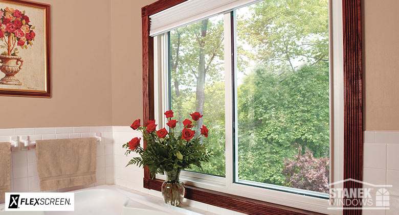 Sliding Window Above Bathtub