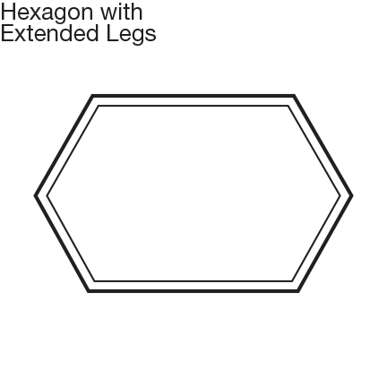 Custom Shape Hexagon Window