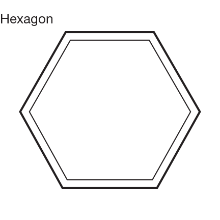 Custom Shape Hexagon Window