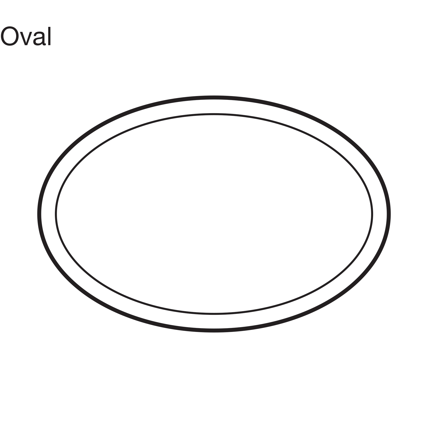 Custom Shape Oval Window