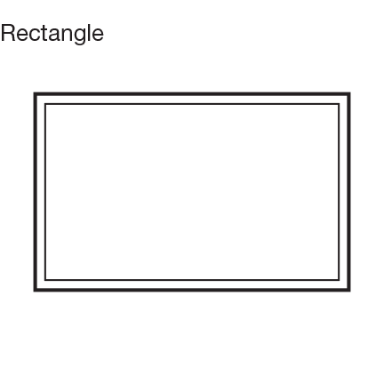 Custom Shape Rectangle Window