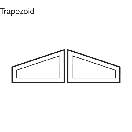 Custom Shape Trapezoid Window