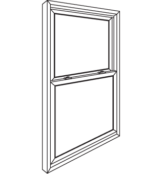 Double-Hung Window Drawing