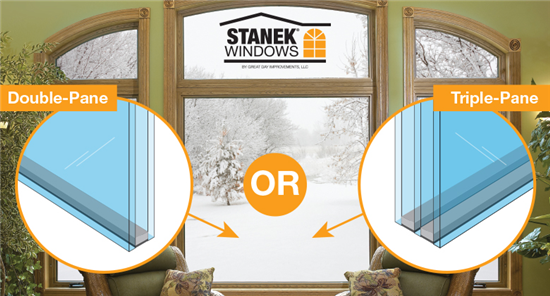 Replacement Windows: Double-Pane vs. Triple-Pane Glass - ~